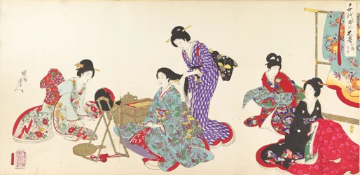 Chiyoda Castle Album of Women, 1895., 1895.