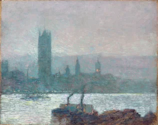 Parlamentets Huse, tidlig aften