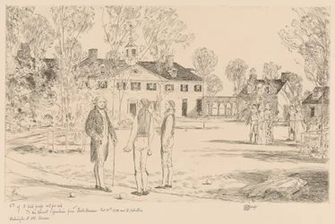 Washington ved Mt. Vernon
