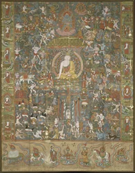 Shakyamuni Buddha, begyndelsen af ​​det 10. århundrede.
