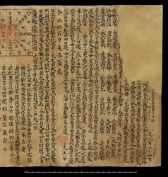 Almanak, Dunhuang Mogao (blæk på papir)