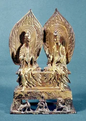Buddhaerne Prabhutaratna og Sakyamuni, fra Hebei-provinsen, Det Nordlige Wei-dynasti, 518 e.Kr.