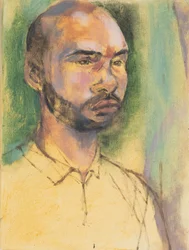 Roy, portrætstudie i olie, 2017