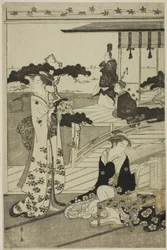 Suma, fra serien "A Fashionable Parody of the Tale of Genji (Furyu yatsushi Genji)"
