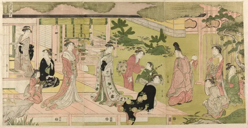 Wakana, del 1 (Wakana, jo), fra serien "A Fashionable Parody of the Tale of Genji (Furyu yatsushi Genji)"
