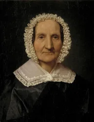 Juliane Dorothea Købke, født Ratz, Kunstnerens Svigermoder