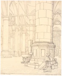 Parti fra det indre af Ss.Giovanni e Paolo i Venedig