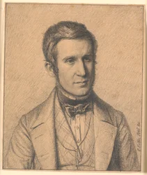 Portræt af kunstnerens kones broder Christen Christensen Købke (1817-1846)