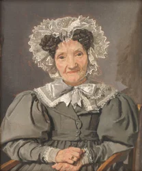 Portræt af Johanne Pløyen, født Bachmann
