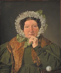 Portrait of the Artist´s Mother, Cecilia Margrethe Købke, née Petersen