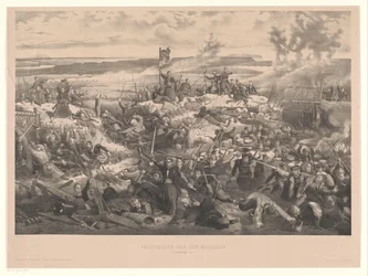 Slaget ved Malachov Erobringen af ​​Malakoff. 8. september 1855 (titel på objekt)
