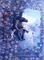 Illustration fra "En midsommernatsdrøm" af William Shakespeare (1565-1616) ca.1900 (litografi)