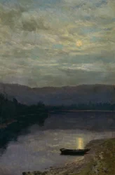 Måneopgang ved Sole-vand