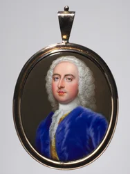 Portræt af en mand, ca. 1735.