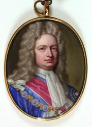 Robert Harley 1. jarl af Oxford og Mortimer, 1716 (emalje)