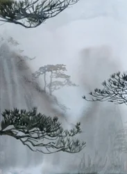 Last of the Mountains, 2015 (akvarel på papir)