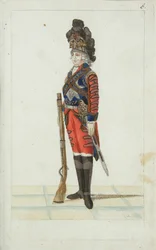 Officer for Livgardens kavaleriregiment, 1793
