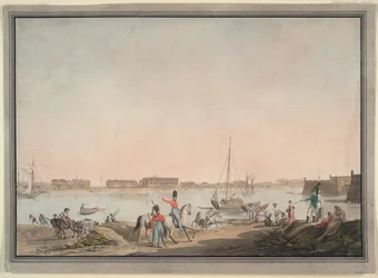 Udsigt over St. Petersborg fra Neva, 1808