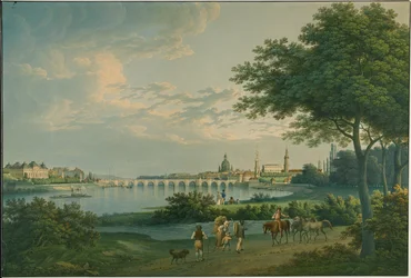 Udsigt over Dresden