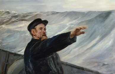 Storm (olie på lærred)