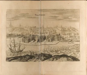 Nizhny Novgorod Illustration fra Rejser til den store hertug af Muscovy og kongen af Persien af