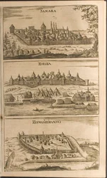 Samara, Tsaritsyn og Kozmodemyansk Illustration fra rejser til den store hertug af Muscovy og