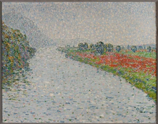 Landskab ved floden (Ruhr ved Hohensyburg)