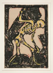 Tod mit Sarg (Døden med kiste)