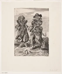 Et par dansende grise