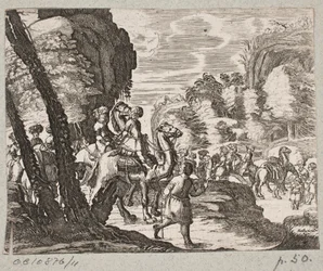 Illustration til Adam Olearius, "Persisk Rosenthal af en genial digter Schich Saadi […]", Slesvig 1660