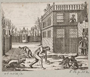 Illustration til Adam Olearius, "Persisk Rosenthal af en genial digter Schich Saadi […]", Slesvig 1660