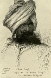 Vagtmand Chatter Singh, Singapore, 1898.