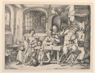 Satyr i Bondehuset