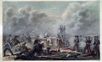 På slagmarken ved Borodino (bataille de la Moskova