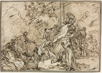 Deponeringen (recto)