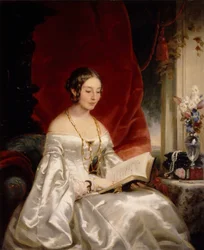 Portræt af prinsesse Maria Ivanovna Kochubey, født Baryatinskaya 1818-1843, 1840