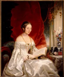 Portræt af prinsesse Maria Ivanovna Kotschubei, født Baryatinskaya, 1842