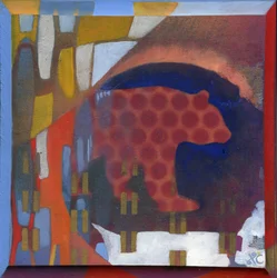 Bear, ca. 2008 (akryl på træpanel)