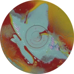 Sommerfugl, ca. 2023 (akryl på CD)