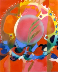 Hope, ca. 2009 (akryl på panel med bladguld)