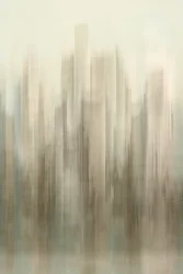 Abstrakt bysilhuet
