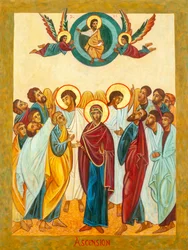 The Assumption, 2001 (æggetempera, bladguld, træ)