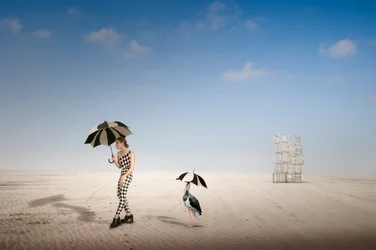 En surrealistisk vandretur i ørkenen