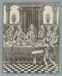 Fest for Vasti, Ahasverus