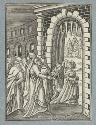 Judith og hendes tjenestepige på vej til Holofernes