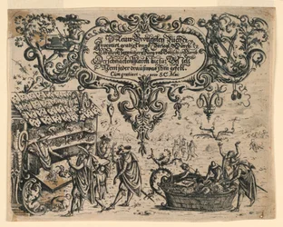 Titelside fra Neüw Grotteßken Buch (New Grotesque Book)