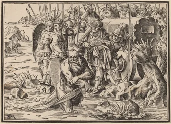 Sankt Jakobs martyrium (?)