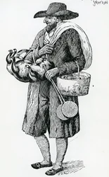 Jødisk Hawker of Hamburg, attende århundrede