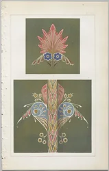 Kunsten at dekorativt design: med et appendiks, der angiver de timer på dagen, hvor blomsterne åbner, udgivet af Day & Son, London, 1862