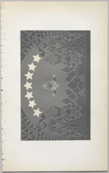 Kunsten at dekorativt design: med et appendiks, der angiver de timer på dagen, hvor blomsterne åbner, udgivet af Day & Son, London, 1862